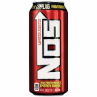 NOS Loaded Cherry Energy Drink Perspective: Main