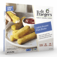 Dr. Praeger's Crunchy Breaded Fish Sticks Perspective: Main