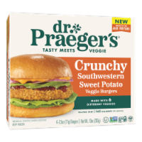 Dr. Praeger's® Southern Sweet Potato Crunch Burger Perspective: Main