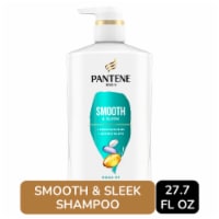 Pantene Smooth and Sleek Shampoo, 72 Hour Smoothness Perspective: Main