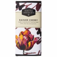 Seattle Chocolate Rainier Cherry Dark Chocolate Truffle Candy Bar Perspective: Main