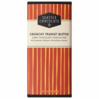 Seattle Chocolate Crunchy Peanut Butter Dark Chocolate Truffle Bar