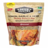 The Spice Hunter® Lemon, Garlic, & Herb Turkey Brine & Bag Perspective: Main