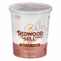 Redwood Hill Farm Vanilla Goat Milk Yogurt Tub Perspective: Main