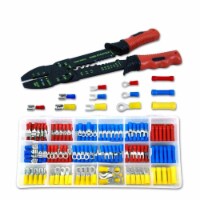 Insulated Wire Terminals and Connectors 3-in-1 Wire Stripper Crimper Tool, 175-Piece Set
