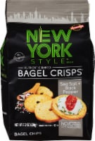 New York Style Sea Salt + Black Pepper Bagel Crisps Perspective: Main