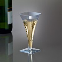 EMI Yoshi EMI-SFC2 Squares Mini Champagne Glass 2 oz - Pack of 35407 - Clear