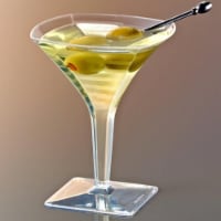 EMI Yoshi EMI-SMTG2 Squares Mini Martini Glass 2 oz, Clear