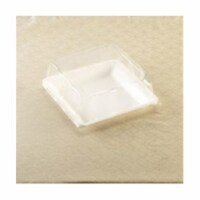 EMI Yoshi EMI-1111LP 10.75 in. x 10.75 in. Square PET Dome Lid - Pack of 50 - Clear