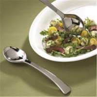 EMI Yoshi EMI-GWSP10 Glimmerware 10 in. Silver Serving Spoons- Silver- Pack of 100