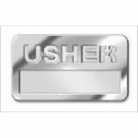 B & H Publishing Group 676833 Badge Usher Silver With Cut Out Small