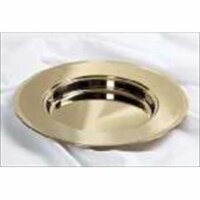 Broadman Holman 435716 Commun Brasstone Bread Plate Non Stacking Stainless
