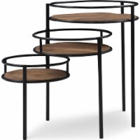 Powell Furniture D1247A19P Collis Three Tiered Plant Stand