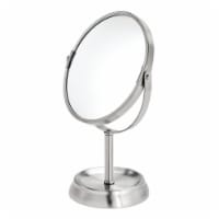 iDesign Stainless Steel Swivel Vanity Mirror - Silver
