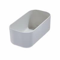 iDesign Eco Recycled Plastic Compact Drawer Bin - Gray Perspective: Main