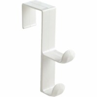 iDesign Plastic White 1 In. Over-the-Door Hook 16101 Perspective: Main