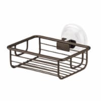 InterDesign Classico Suction Cup Soap Dish - Bronze Perspective: Main