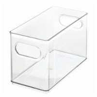 iDesign The Home Edit Narrow Pantry Bin Clear Perspective: Main