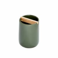 InterDesign Eco Vanity Ceramic Toothbrush Holder - Moss