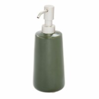InterDesign Eco Vanity Ceramic Pump Soap Dispenser Tall Moss Perspective: Main