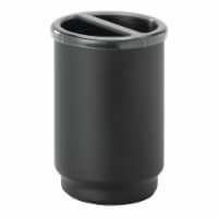 iDesign Austin Divided Toothbrush Holder - Matte Black Perspective: Main