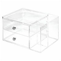 iDesign 2-Drawer Side Organizer - Clear Perspective: Main