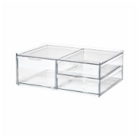 iDesign 3 Drawer Clear Cosmetic Organizer Perspective: Main