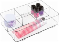 Clarity Interlocking Divided Drawer Organizer - Clear - 1 Piece Perspective: Main