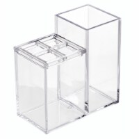InterDesign Toothbrush Holder And Organizer - Clear Perspective: Main