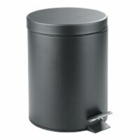 iDesign Step Waste Can with Bucket Insert - Charcoal Perspective: Main