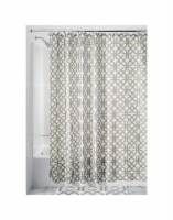 InterDesign 72 in. H x 72 in. W Beige Trellis Shower Curtain - Total Qty: 2 Perspective: Main