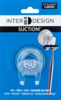 InterDesign Power-Lock Clear Suction Razor Holder