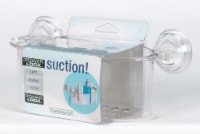 InterDesign Power Lock Clear Plastic Shower Basket - Total Qty: 4