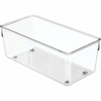 iDesign Linus Clear Drawer Organizer