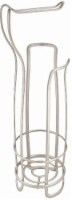 iDesign Axis Toilet Paper Roll Dispenser with Holder - Satin Perspective: Main