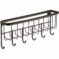 InterDesign Wall Mount Mail Holder Key Rack