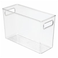 InterDesign Linus Transparent Plastic Bin Perspective: Main