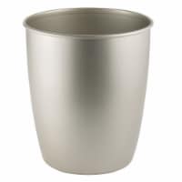 InterDesign Hamilton Metal Wastebasket - Satin Perspective: Main