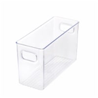 InterDesign® Bath Binz!™ Clear Storage Bin Perspective: Main