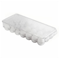 iDesign Fridge Binz Large Egg Holder - Clear