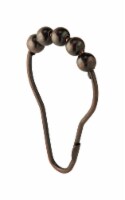 InterDesign Stainless Steel Shower Curtain Rings - Bronze