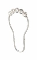 InterDesign Chrome Silver Metal Shower Curtain Rings 12 pk - Total Qty: 6; Each Pack Qty: 12;