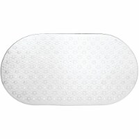 Lavish Home 67-0033-W 24 x 59 in. Woven Jacquard Fleece Memory Foam Extra  Long Bath Mat, Whit, 1 - Harris Teeter