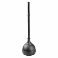 InterDesign Kent Plunger Capsule - Black
