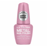 L.A. Colors Metal Nail Polish - Crystal Pink Perspective: Main