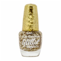 L.A. Colors Glitter Vibes Golden Glow Nail Polish Perspective: Main