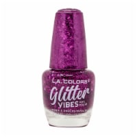 L.A. Colors Glitter Vibes City Girl Nail Polish Perspective: Main