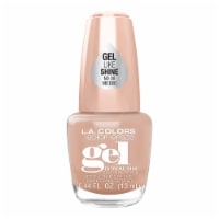 L.A. Colors® Gel Shine Nail Polish - Vanilla Latte Perspective: Main