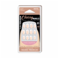 L.A. Colors Classy Nail Tips - Nude / French Perspective: Main
