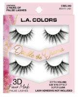 L.A. Colors Double the Drama 3D Faux Mink False Lashes- Wish to Lash Perspective: Main